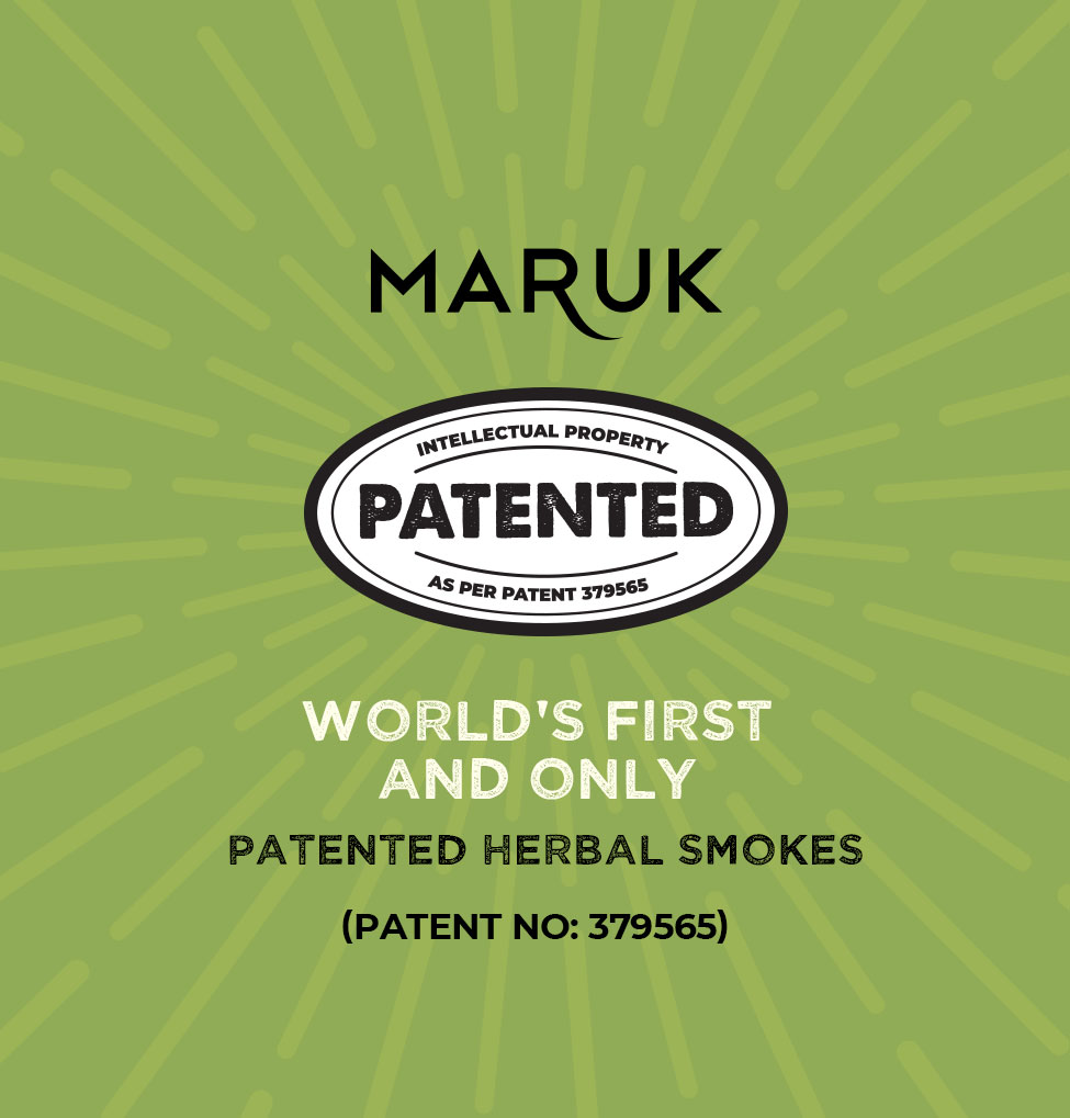 Maruk - World's first & only patented herbal smokes