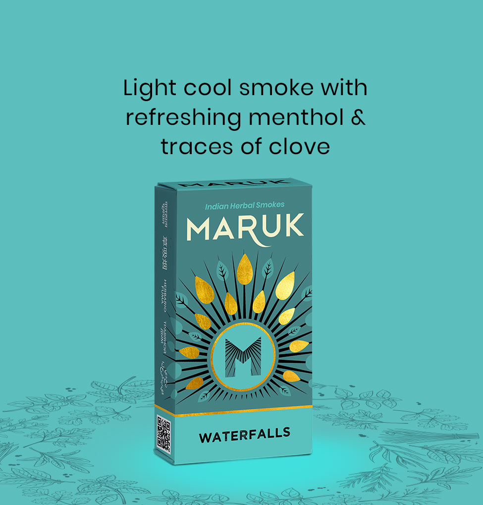 Maruk Waterfalls - Light cool smoke with refreshing menthol & traces of clove